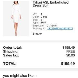 Tahari Arthur S Levine Macy’s: Dress Suit